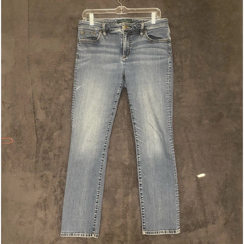 LRL Lauren Ralph Jeans Co. Jeans Modern Curvy  Womens Light Blue Denim Size 10